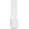 Ekena Millwork Eugene Architectural Grade PVC Gable Bracket, 96"W x 24"H x 6"D x 6"F, 6/12 Pitch GBP096X24X0606EUG00 - alternate 2